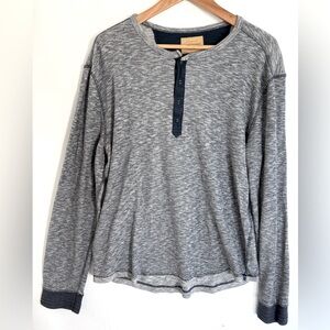 LUCKY BRAND Gray Long Sleeve Shirt